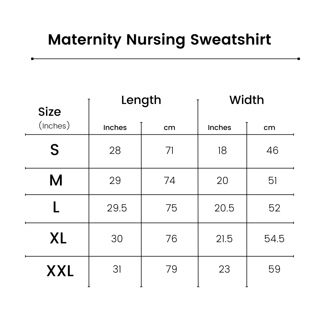 Maternity Nursing Fleece Sweatshirt