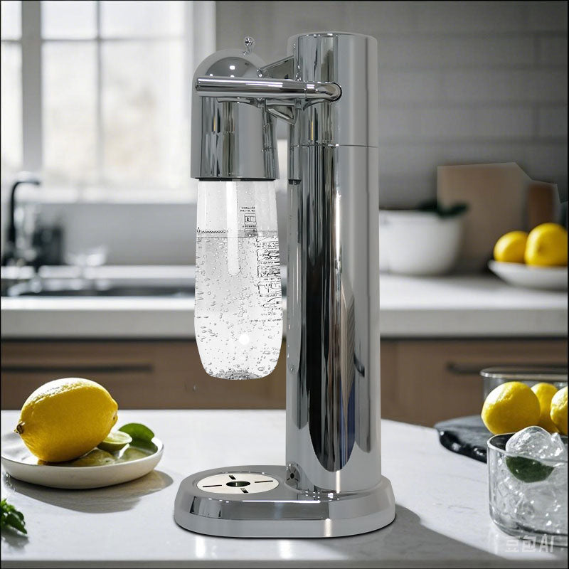 Bubblitz Sparkling Soda Water Maker with 1 x Water Bottle and 1 x CO2 Cylinder