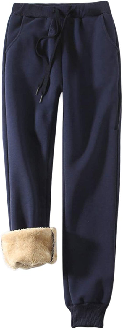 Comfy Womens Fleece Lined Joggers - NextMamas