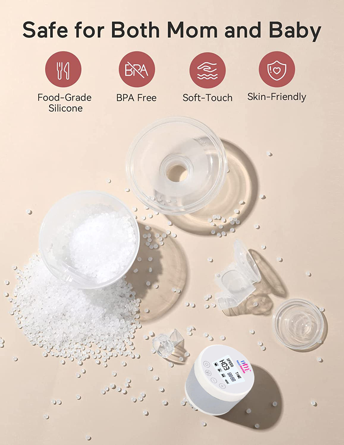 Electric Wearable Breast Pump | Rechargeable Hands-Free &amp; Portable Breast Pump with 2 Modes 9 Levels. - NextMamas