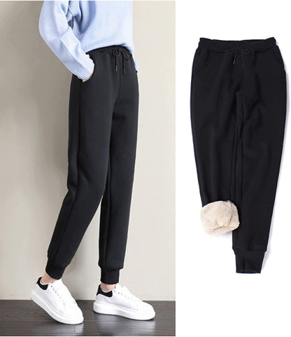 Comfy Womens Fleece Lined Joggers - NextMamas