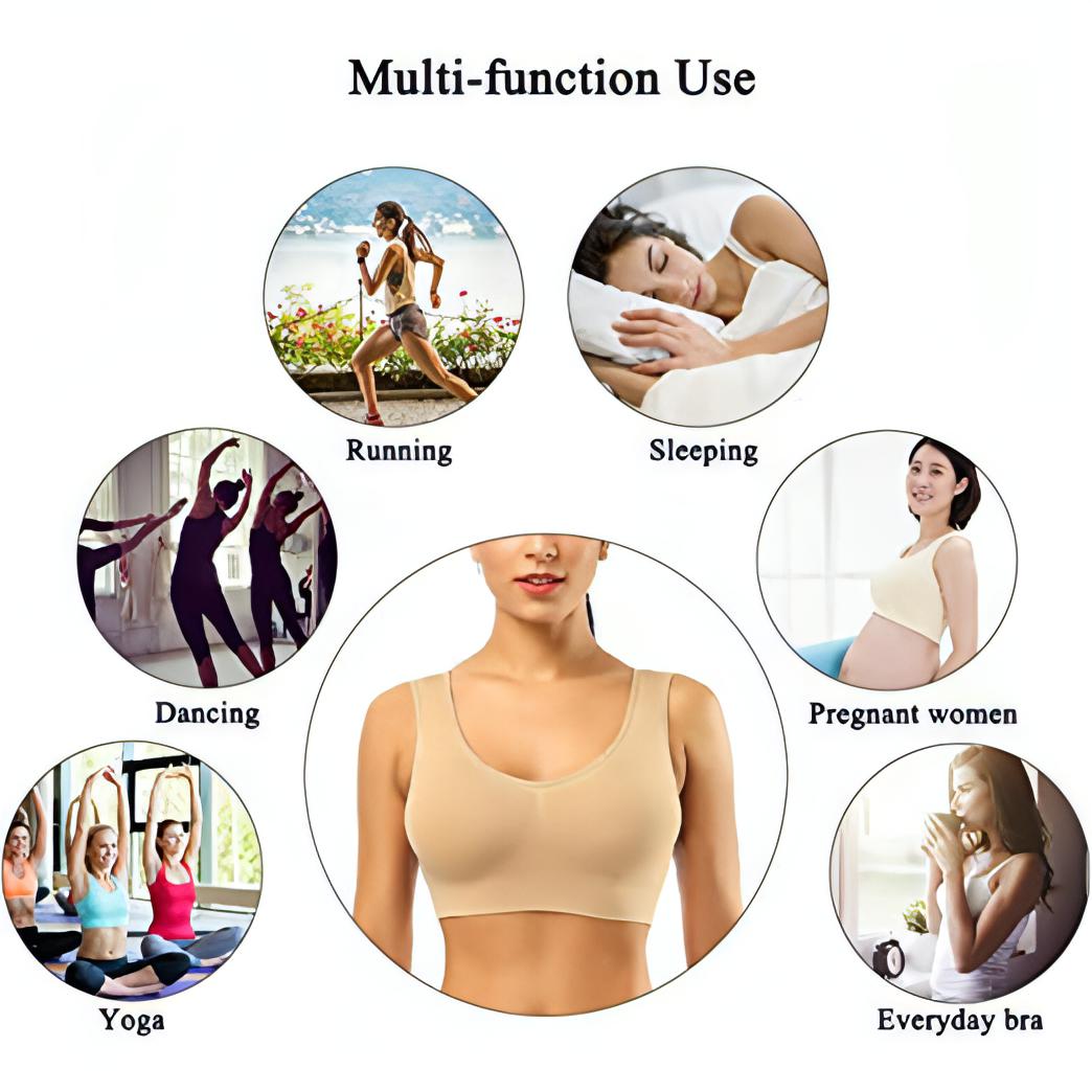 2-Pack Daily Comfort Bras – Wire-Free &amp; Soft Fit - NextMamas