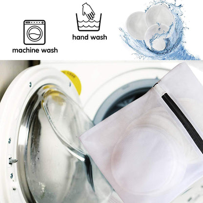 Organic Bamboo Nursing Breast Pads (6 units) | Breastfeeding Nipple Pads for Maternity - Reusable Breast Pads for Breastfeeding - NextMamas