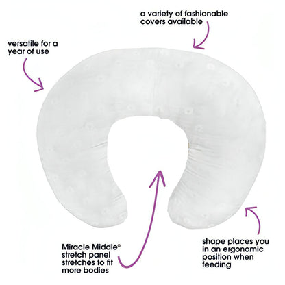 Nursing Pillow with Cover | Cotton Blend Fabric - NextMamas