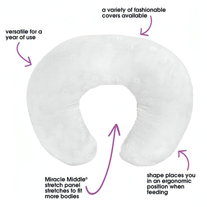 Nursing Pillow with Cover | Cotton Blend Fabric - NextMamas