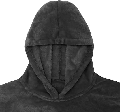 Oversized Hoodie For Adults &amp; Kids  |  Microfiber &amp; Sherpa Wearable Blanket. - NextMamas