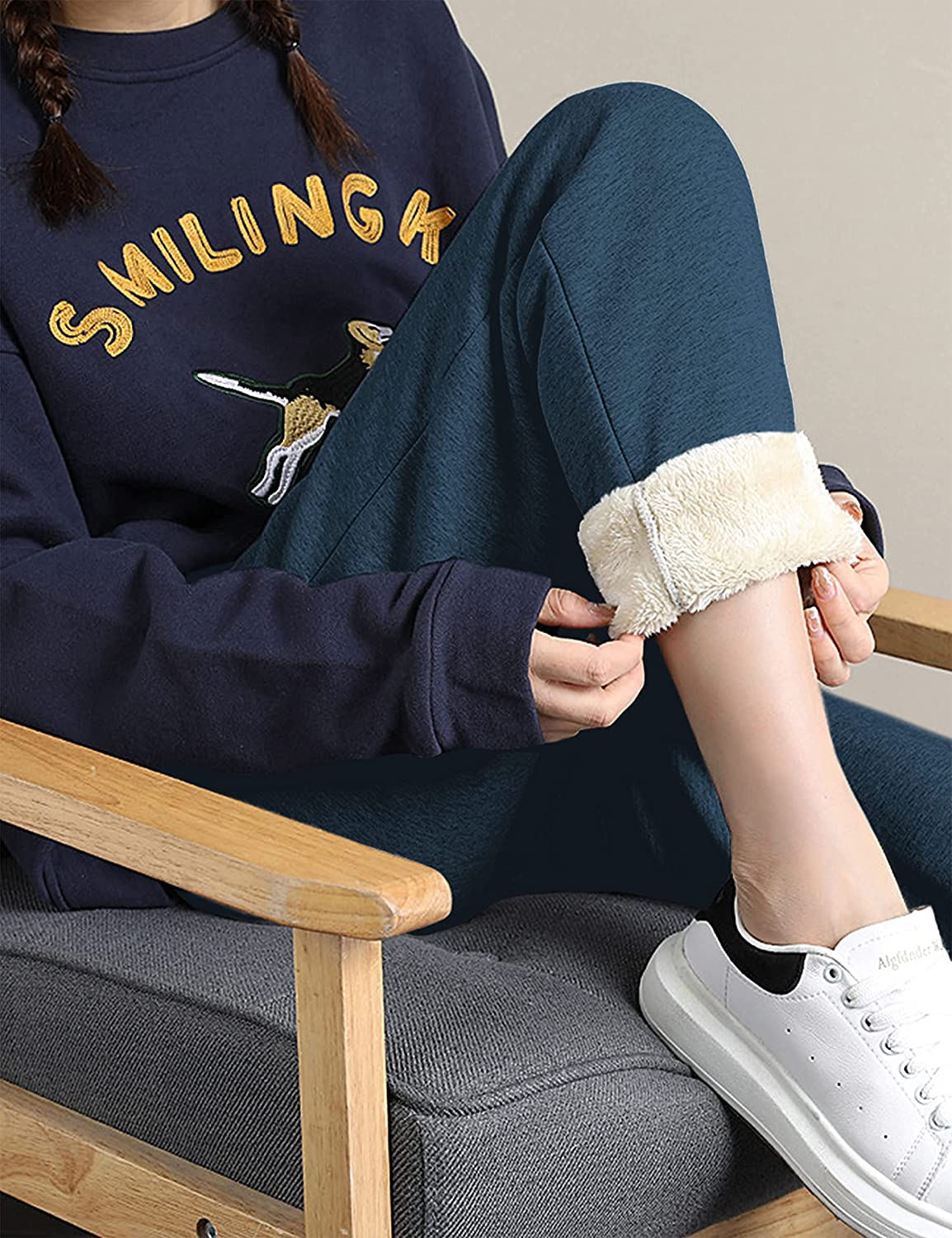 Comfy Womens Fleece Lined Joggers - NextMamas