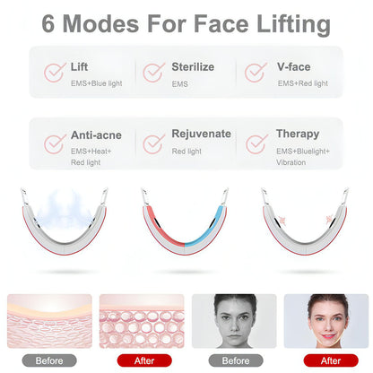 Infrared Face‑lifting Vibrating Belt | Remove Double‑Chin, Sin Glow, Tightening &amp; Skin Lift - NextMamas