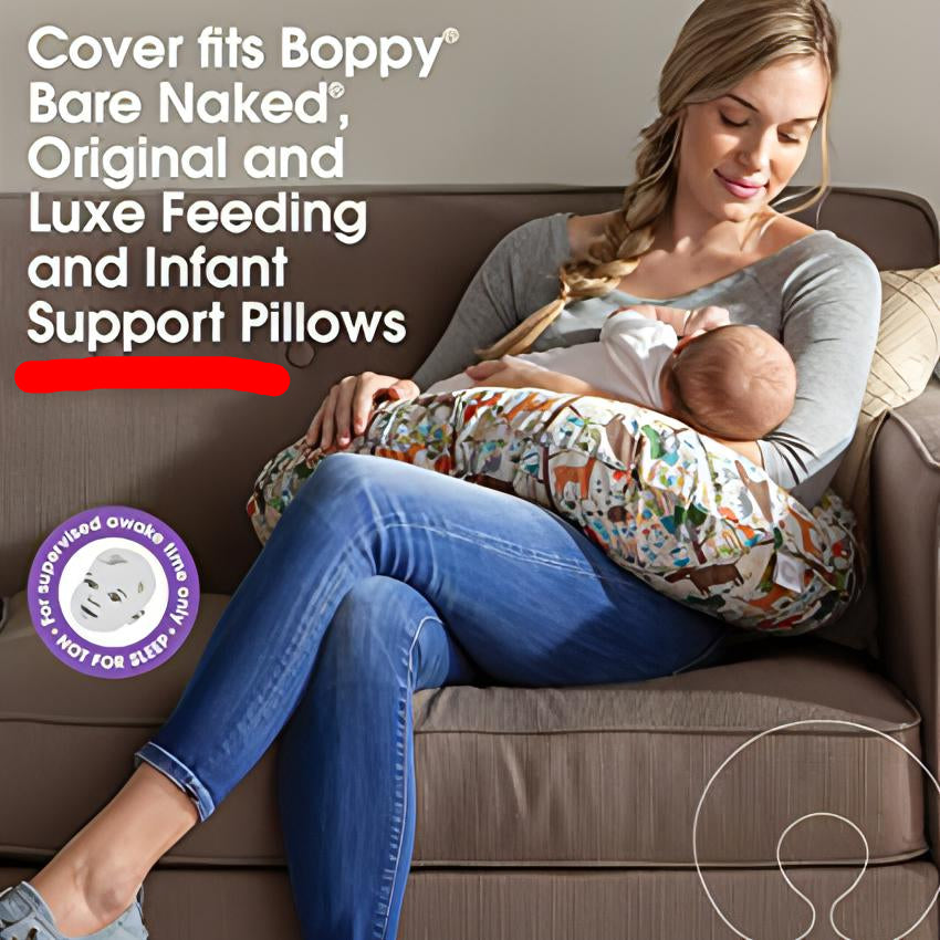 Nursing Pillow with Cover | Cotton Blend Fabric - NextMamas