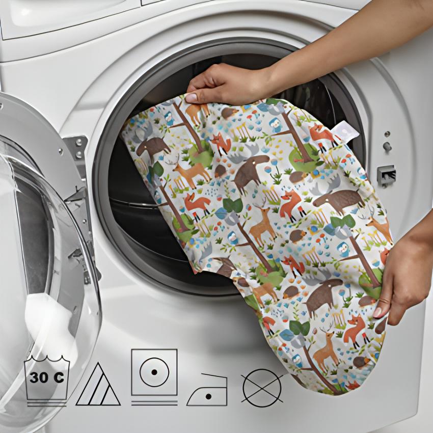 Nursing Pillow with Cover | Cotton Blend Fabric - NextMamas