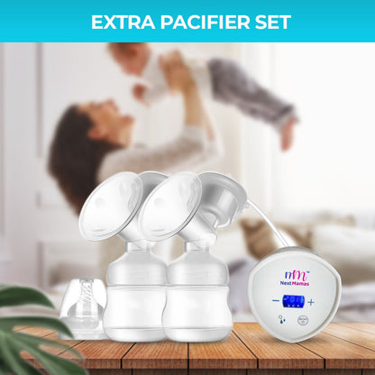 Double Rechargeable Breast Pump – Massage &amp; Pumping Modes - NextMamas