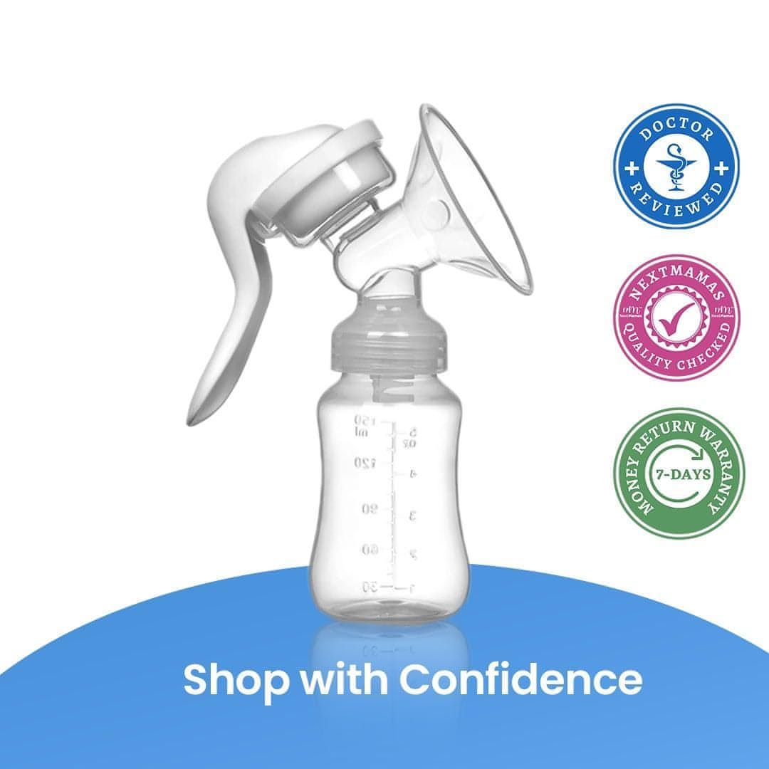 Manual Breast Pump with Pacifier Set | Portable &amp; No Electricity Required - NextMamas