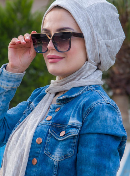 Plain Stylish Instant Scarf - NextMamas