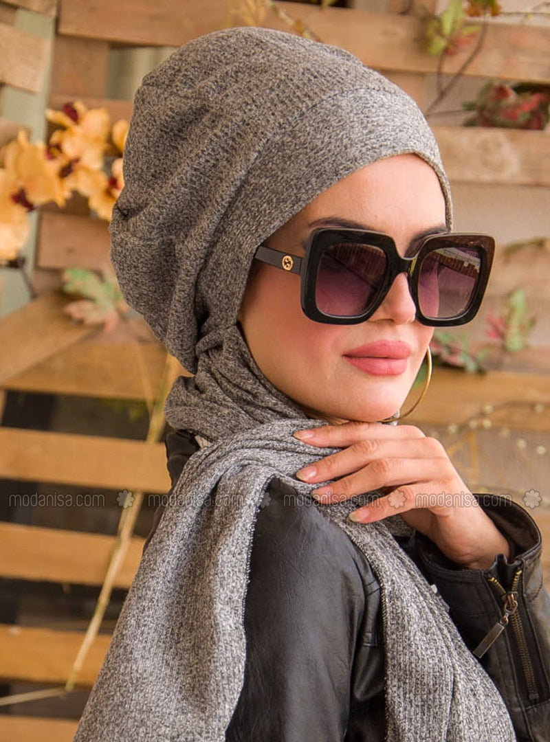 Plain Stylish Instant Scarf - NextMamas